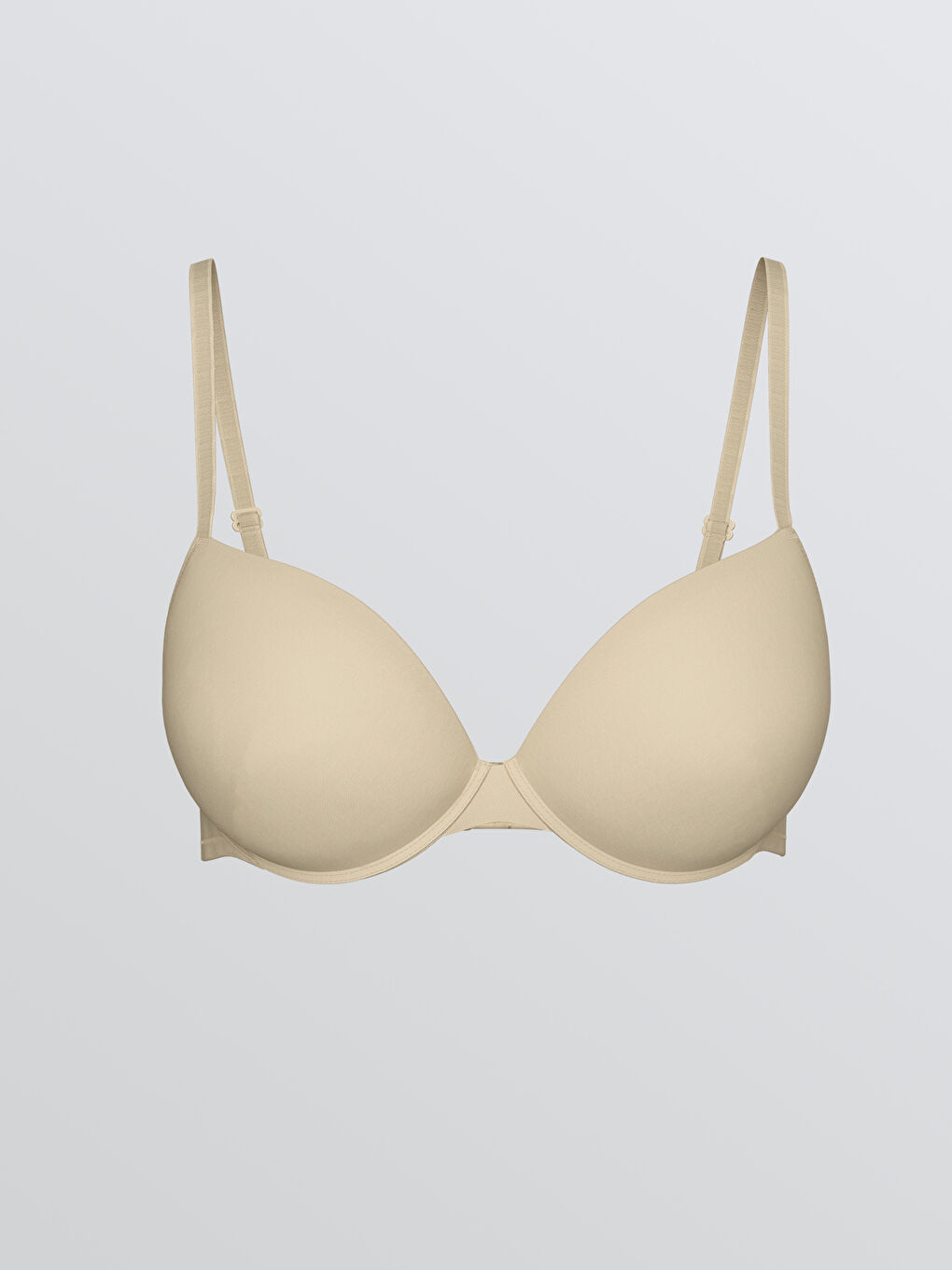 Pembe Balenli Dolgulu Tişört Sütyen	