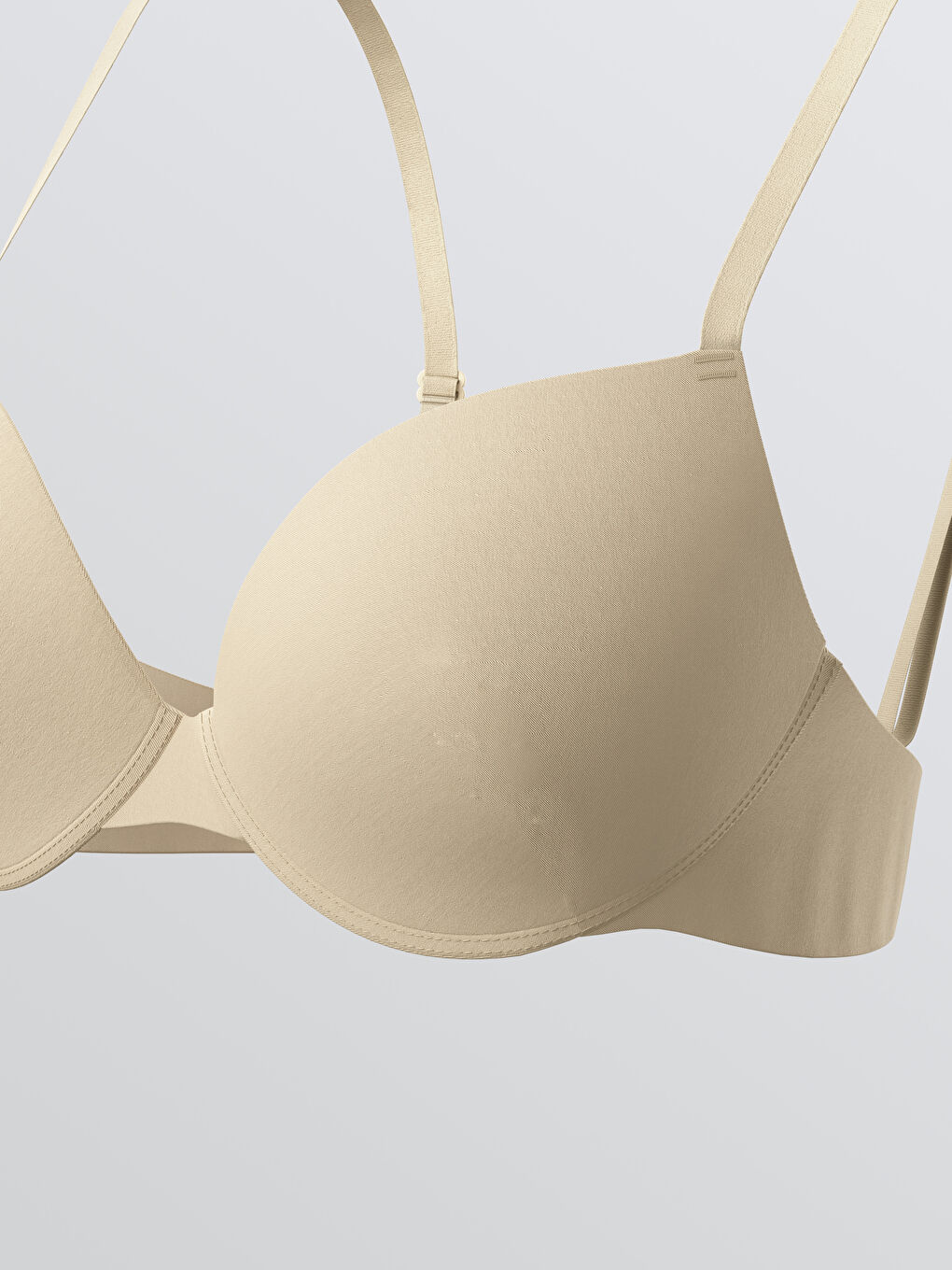 Pembe Balenli Dolgulu Tişört Sütyen	-2