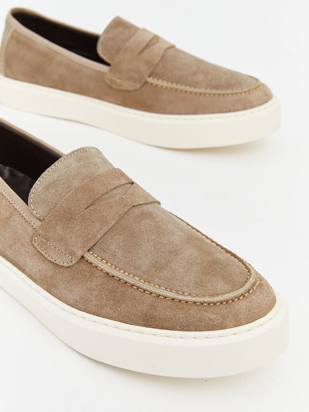 Man BROWN Suit Shoes-2