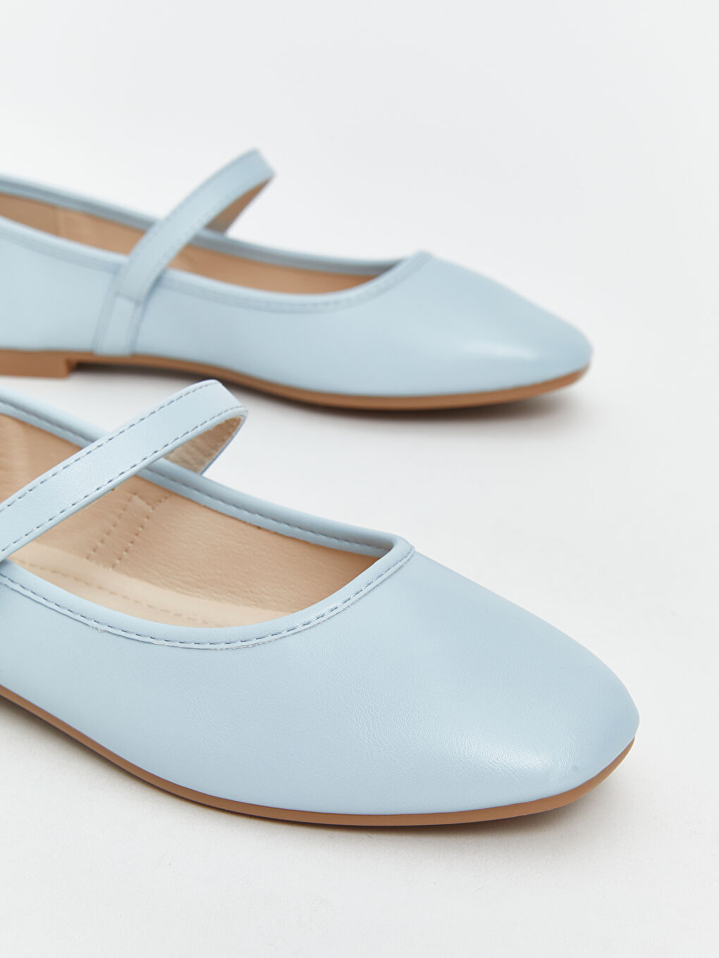 Faux Leather Women's Ballet Flats-2