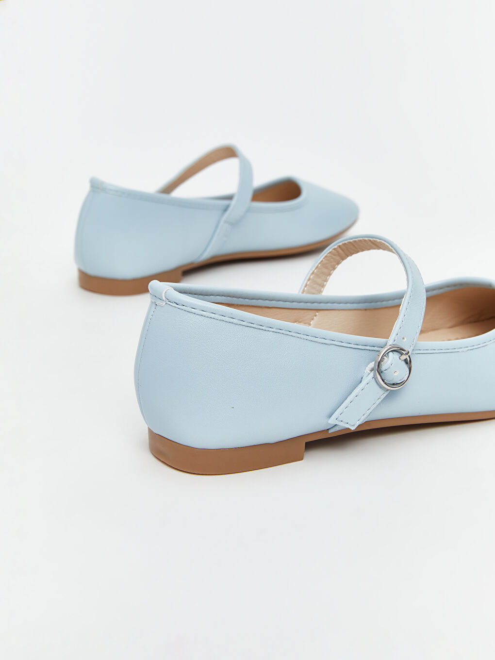 Faux Leather Women's Ballet Flats-4