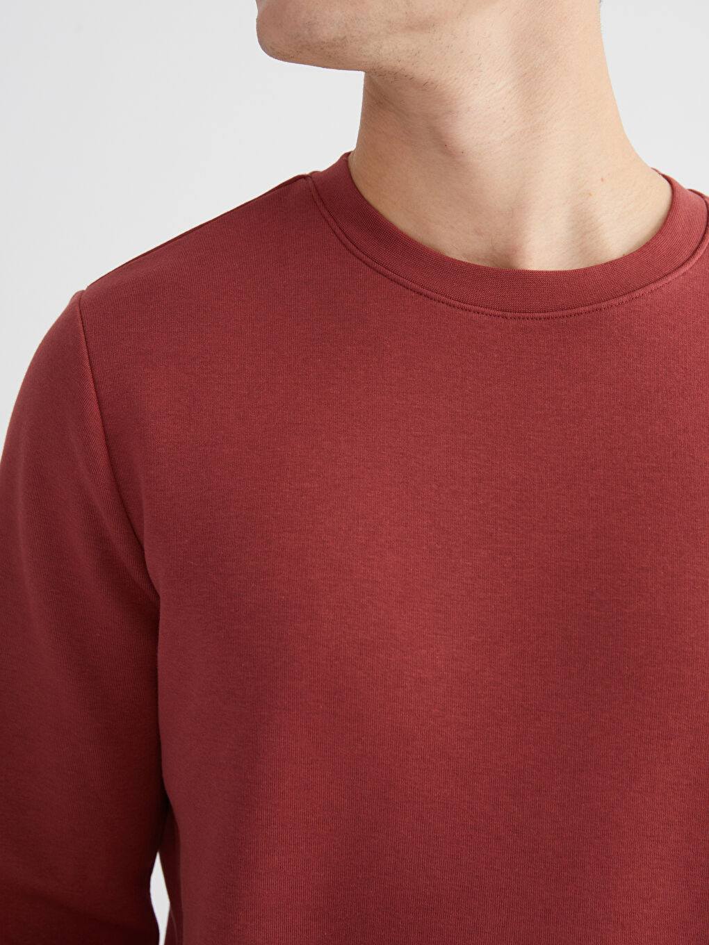 მრგვალი საყელო მამაკაცებისთვის სქელი თბილი ზედა-2