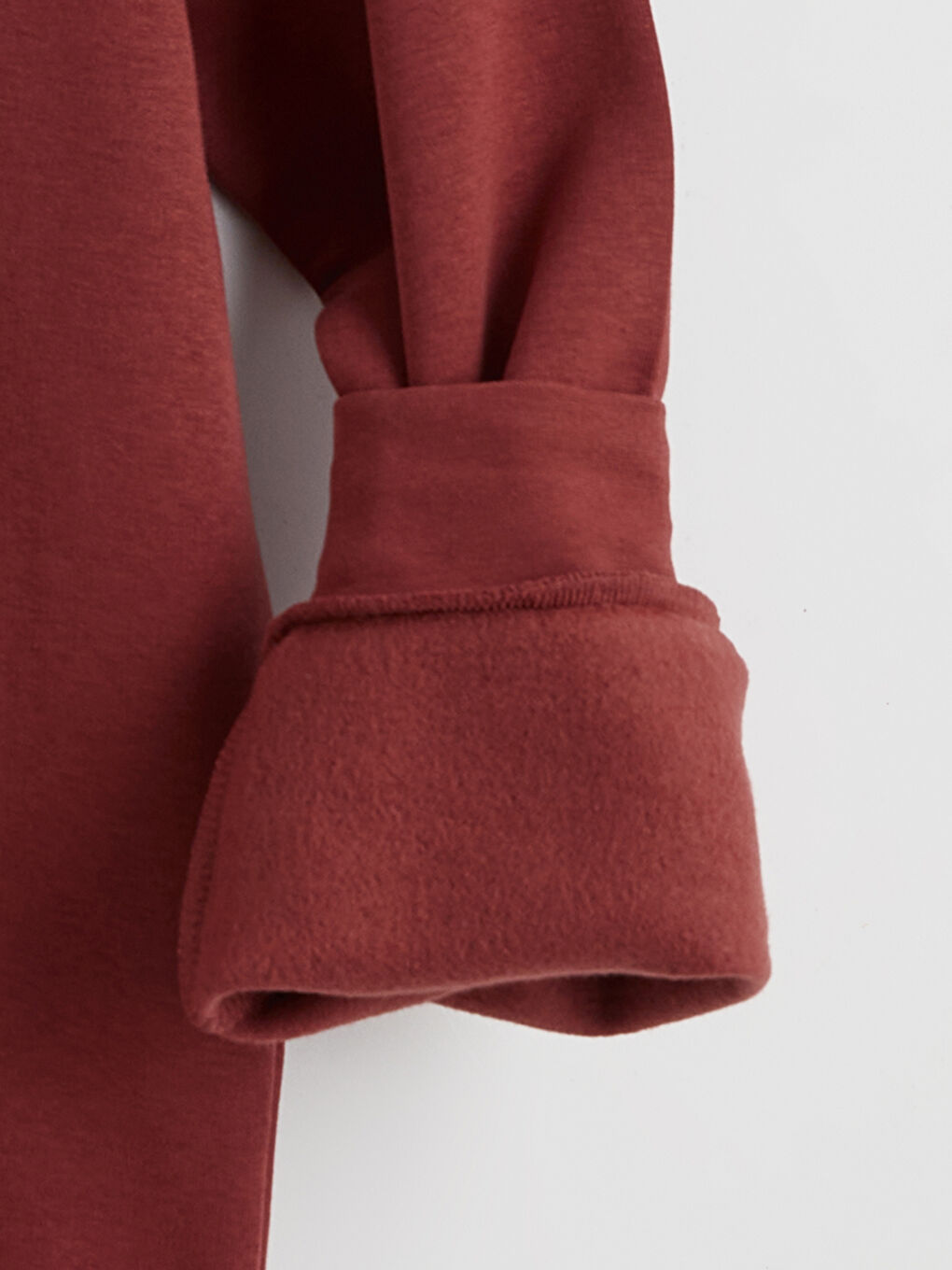 მრგვალი საყელო მამაკაცებისთვის სქელი თბილი ზედა-5