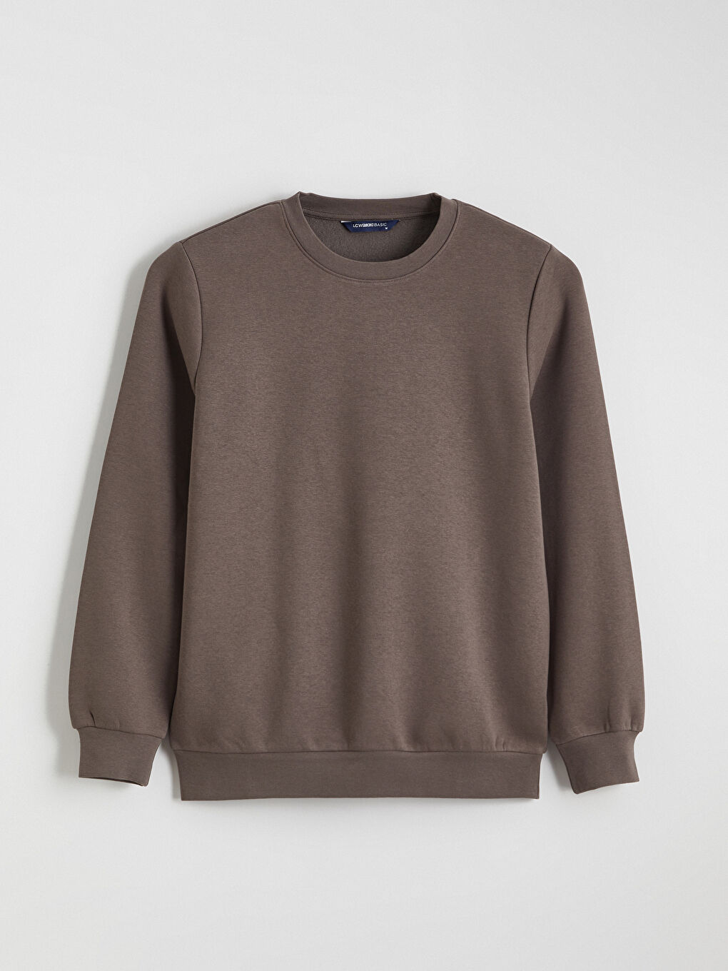 Crew Neck Men's Thick Sweatshirt-4