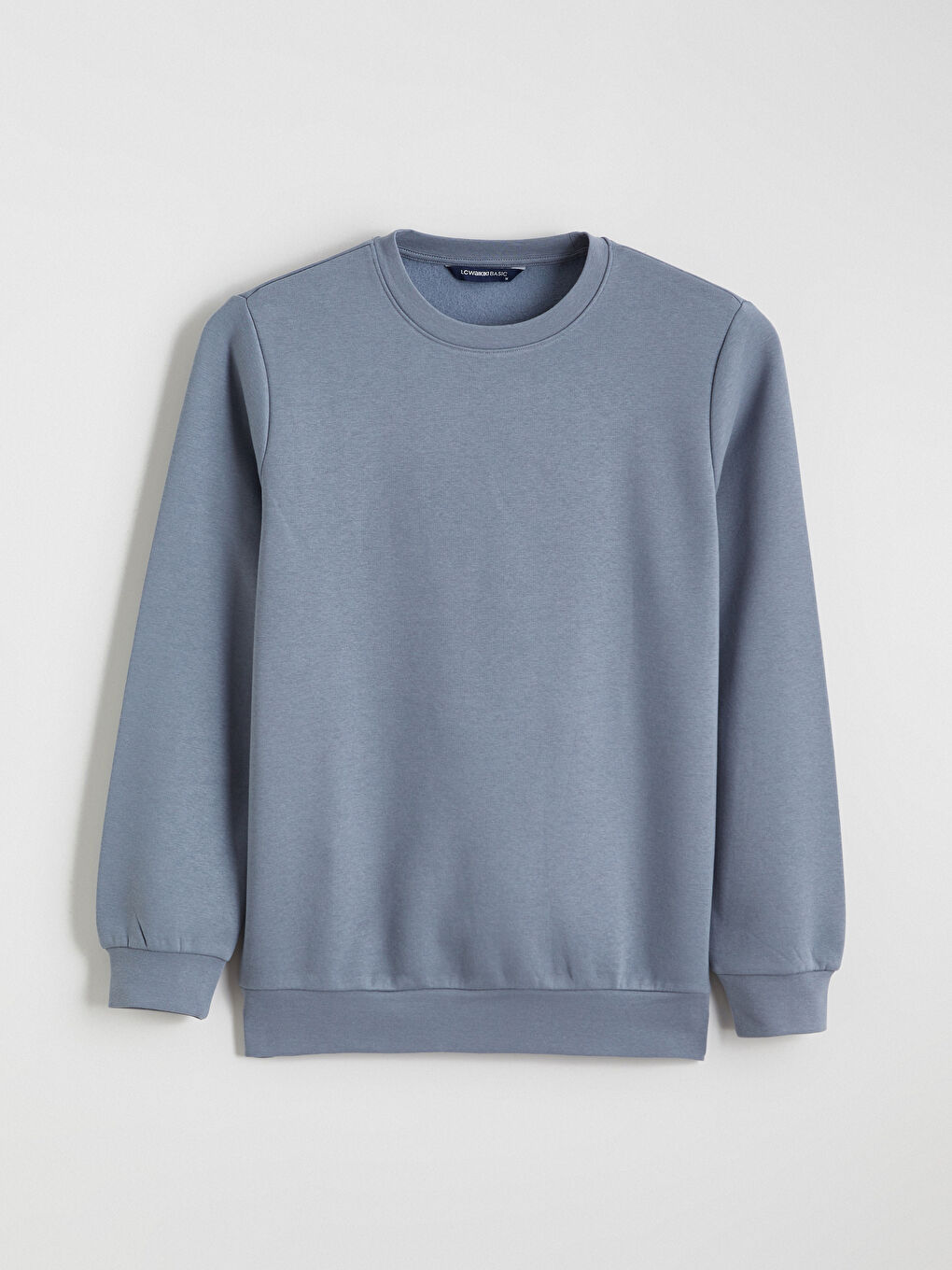 Crew Neck Men's Thick Sweatshirt-4