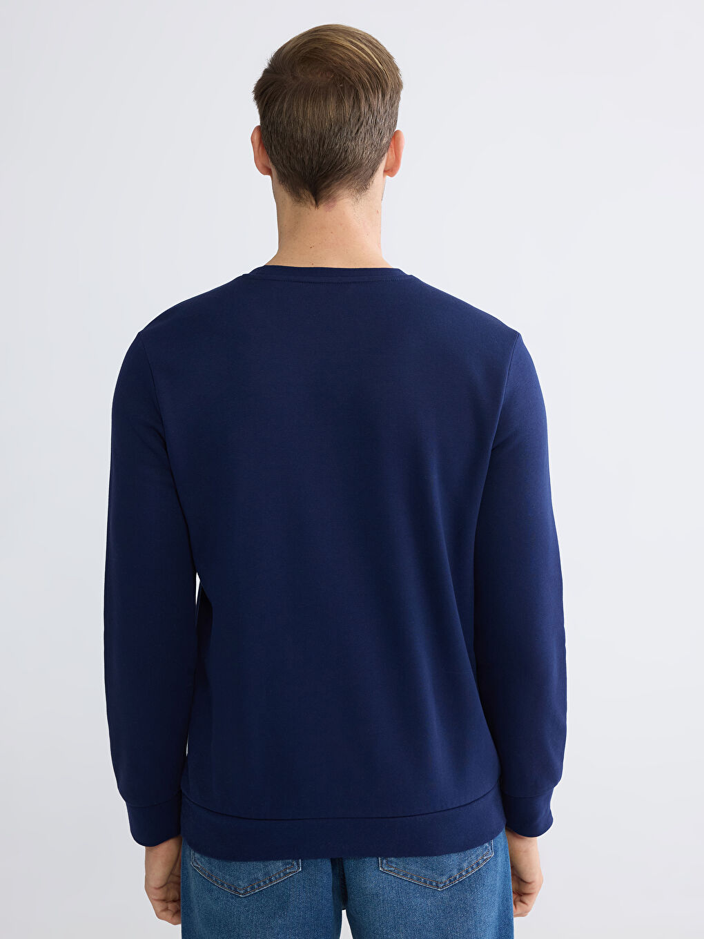 Men's Crew Neck Heavy Sweatshirt-3
