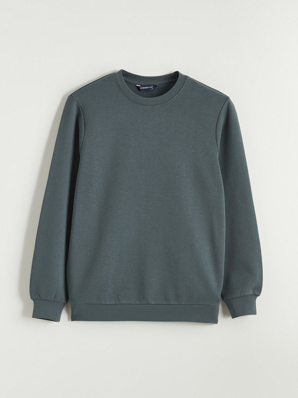 Crew Neck Men's Thick Sweatshirt-4