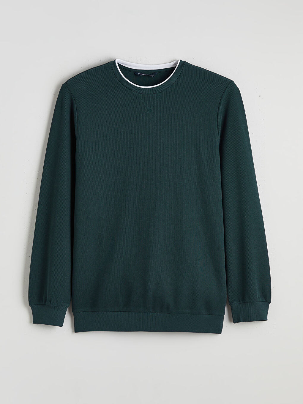 Bisiklet Yaka Erkek Sweatshirt-4