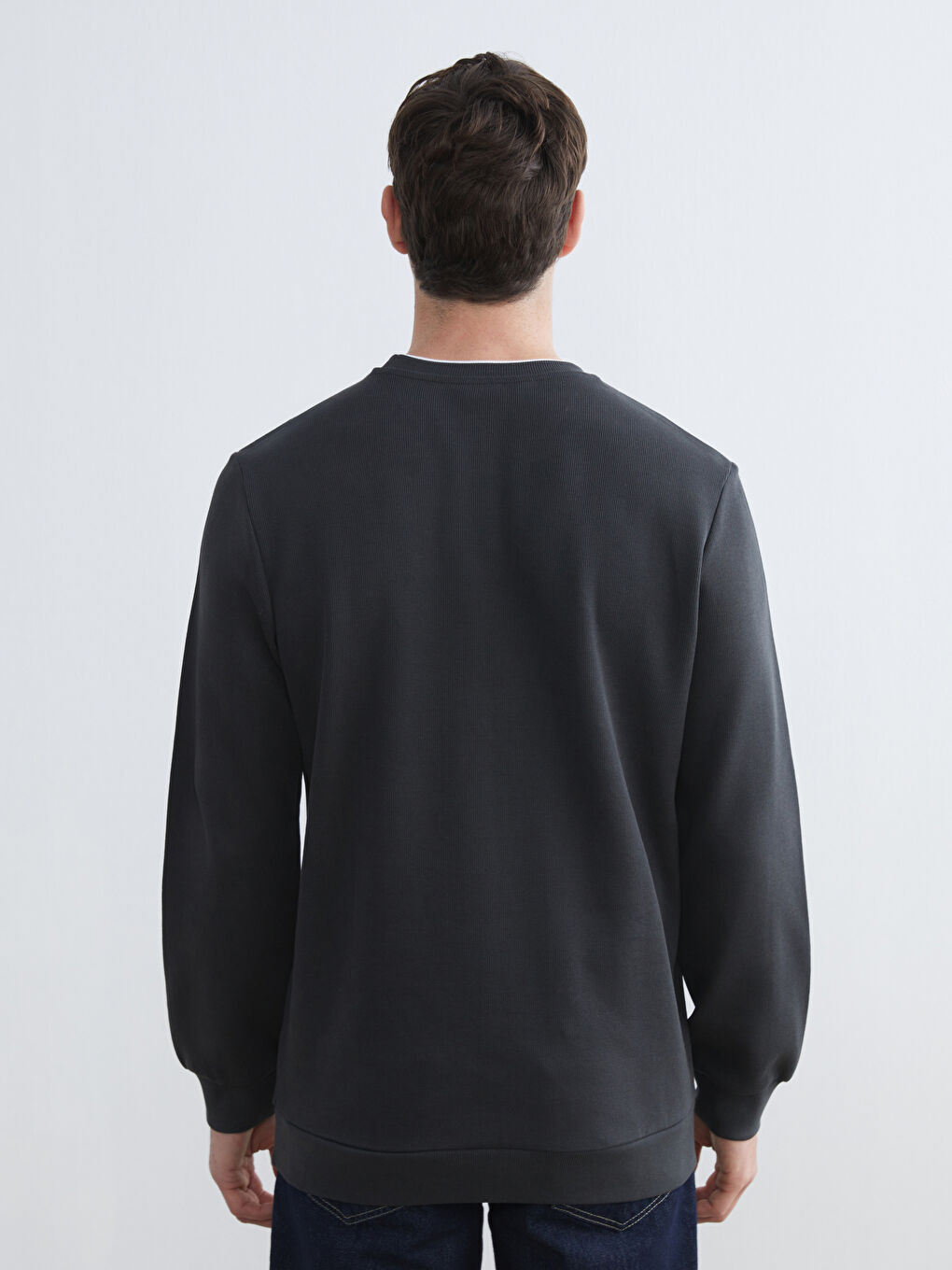 Crew Neck Men's Sweatshirt-3