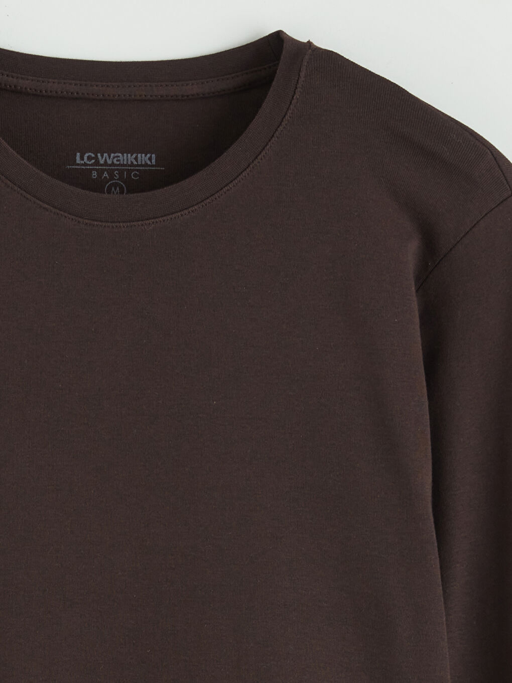 Crew Neck Long Sleeve Men's T-Shirt-5