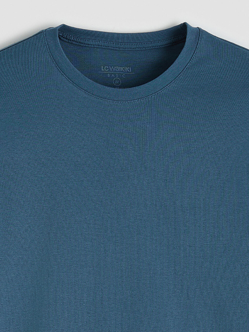 İndigo Bisiklet Yaka Uzun Kollu Erkek Tişört-1