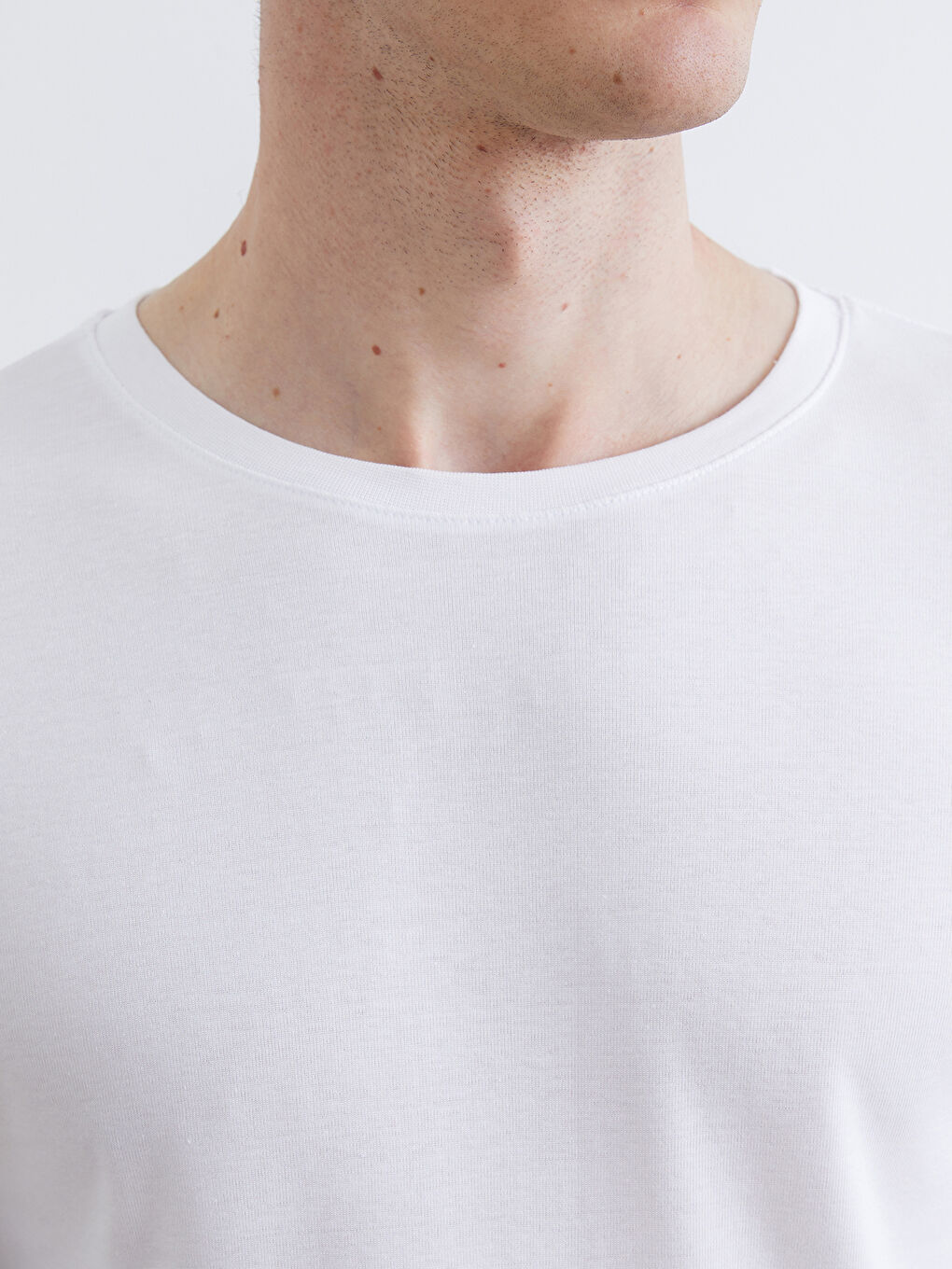 Rundhalsausschnitt Langarm T-Shirt für Herren-2