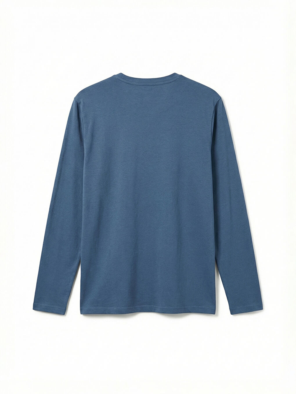 Crew Neck Long Sleeve Men's T-Shirt-5