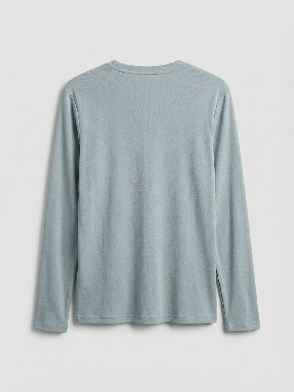 Мъжка тениска с кръгло деколте и дълъг ръкав-4