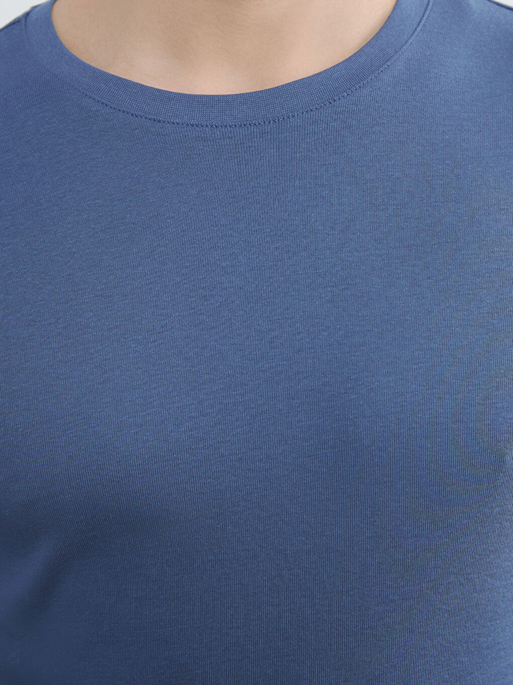 Crew Neck Long Sleeve Men's T-Shirt-2