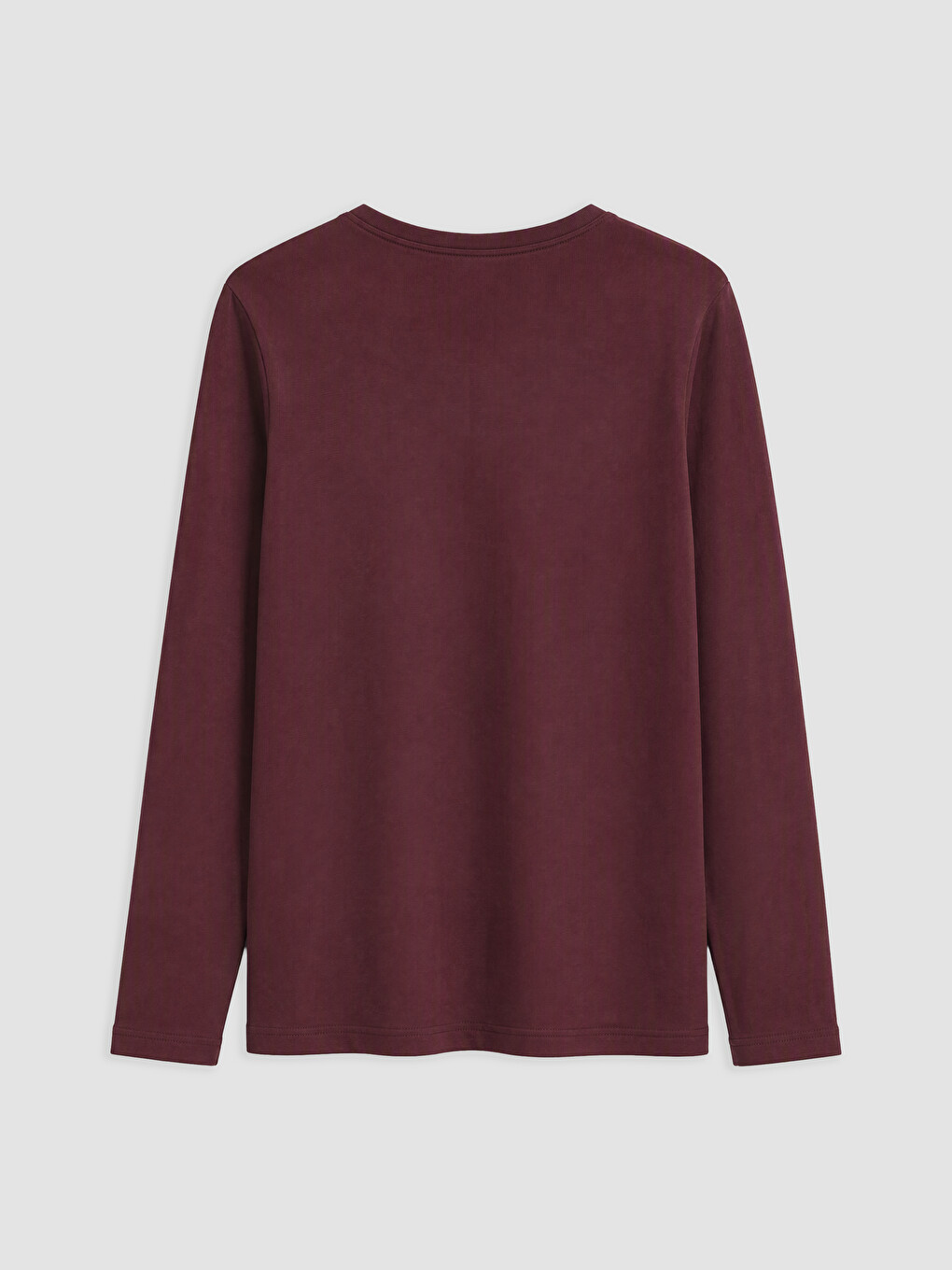 Crew Neck Long Sleeve Men's T-shirt-6