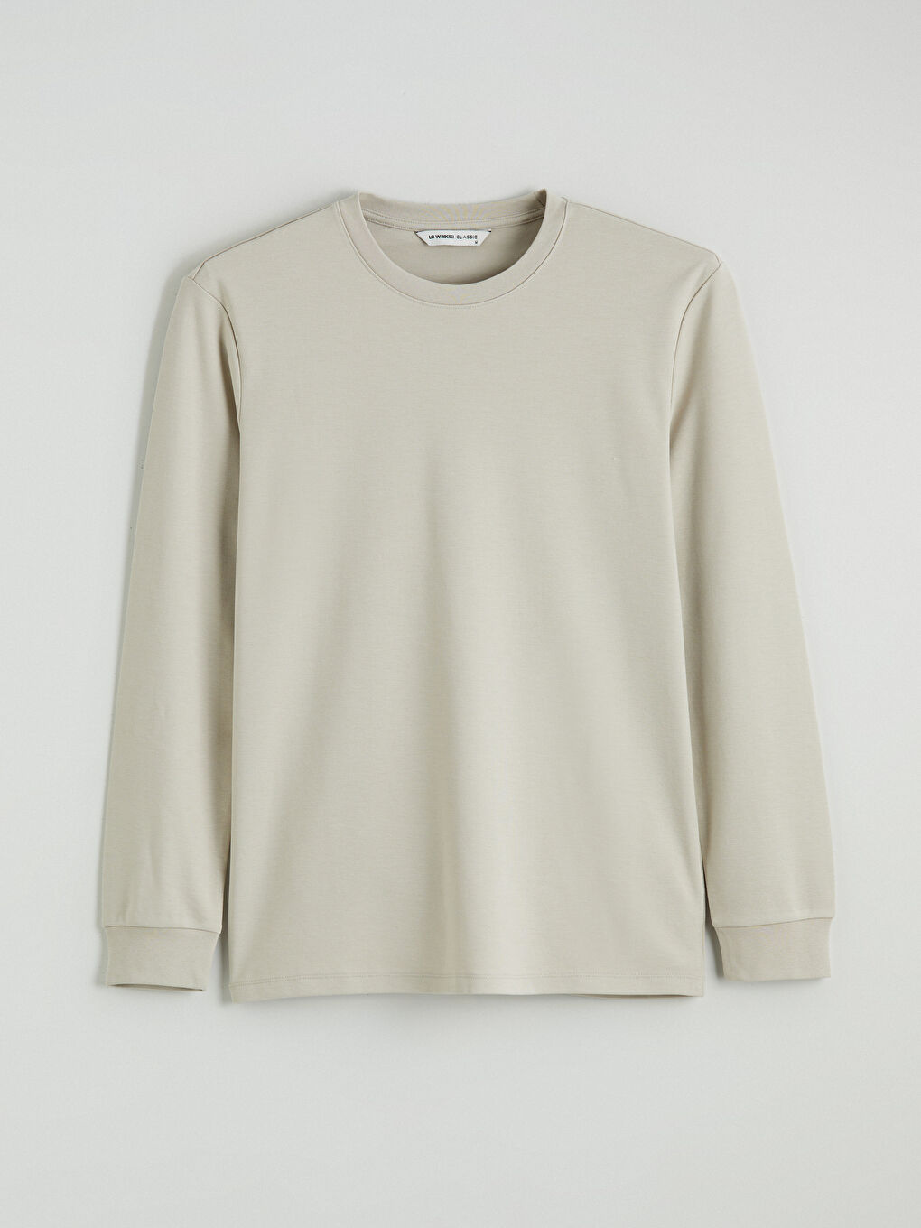 Crew Neck Long Sleeve Men's T-Shirt-4