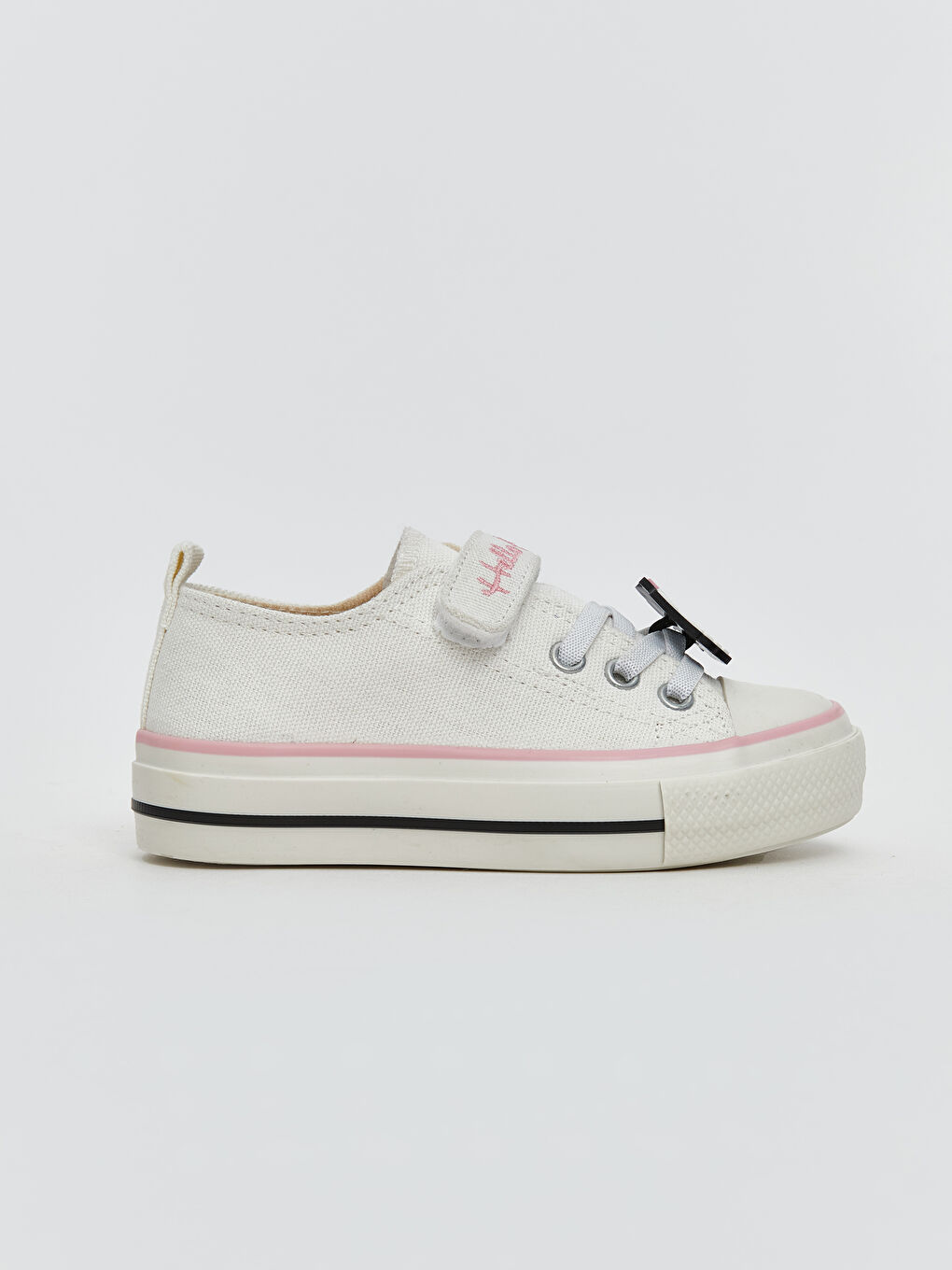 Beyaz Hello Kitty Baskılı Kız Çocuk Spor Ayakkabı-1