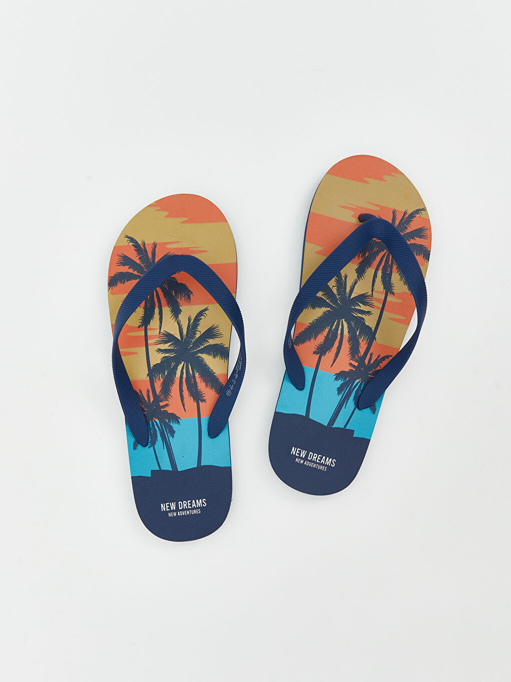 Printed Men's Flip Flops-2