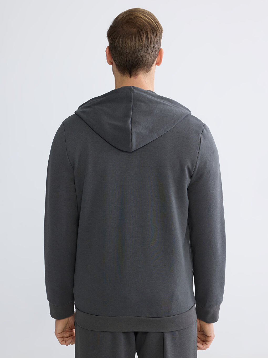 Hooded Men's Zip-Up Sweatshirt-3