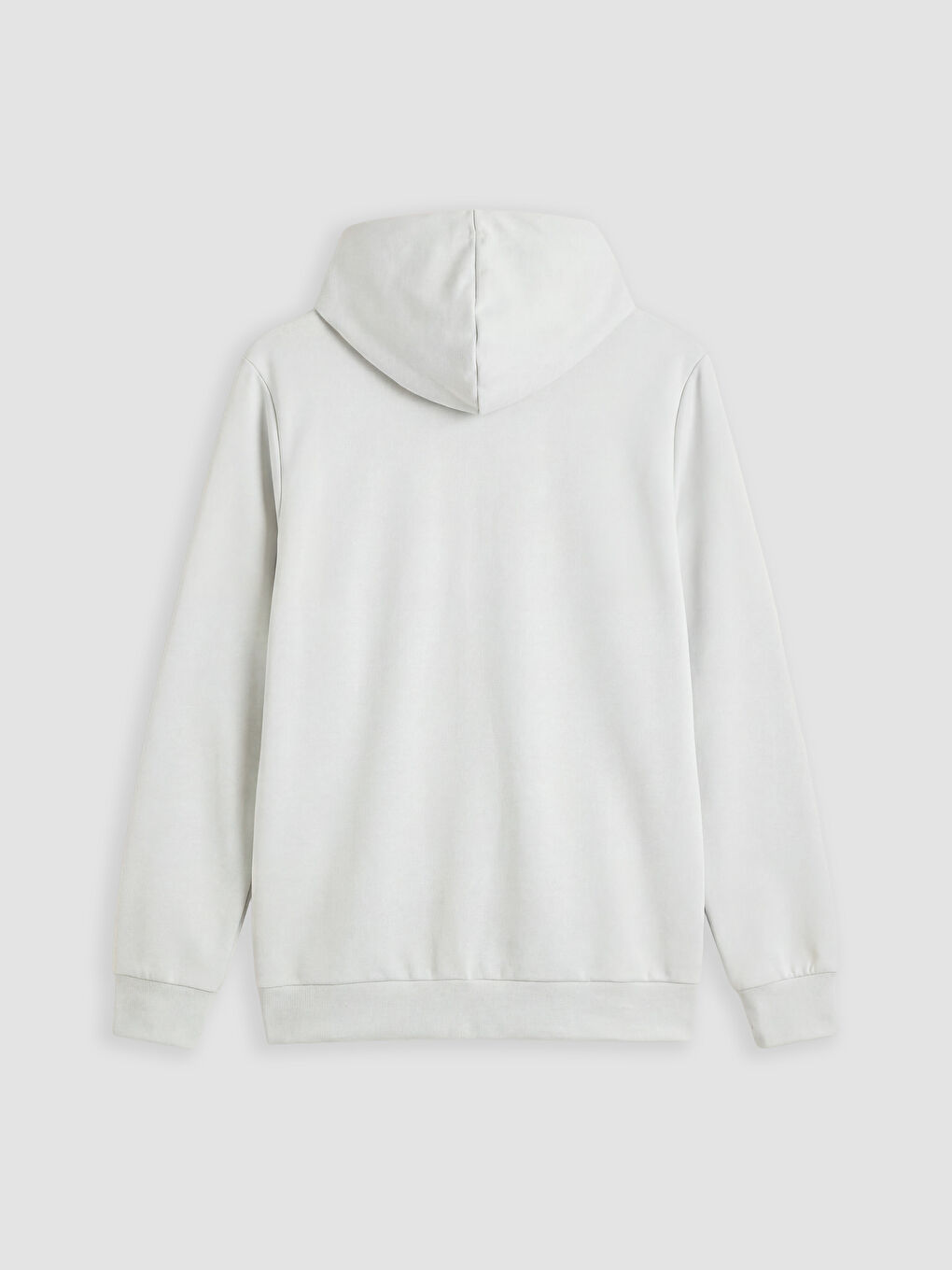 Gri Erkek Fermuarlı Sweatshirt-5