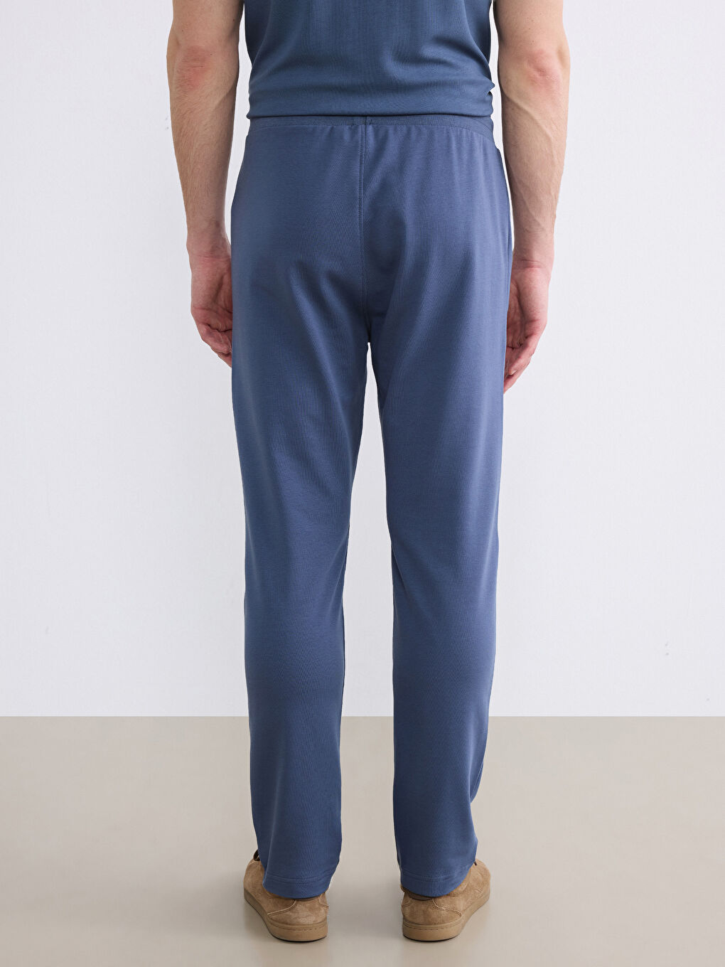 İndigo Standart Kalıp Erkek Eşofman Altı-3