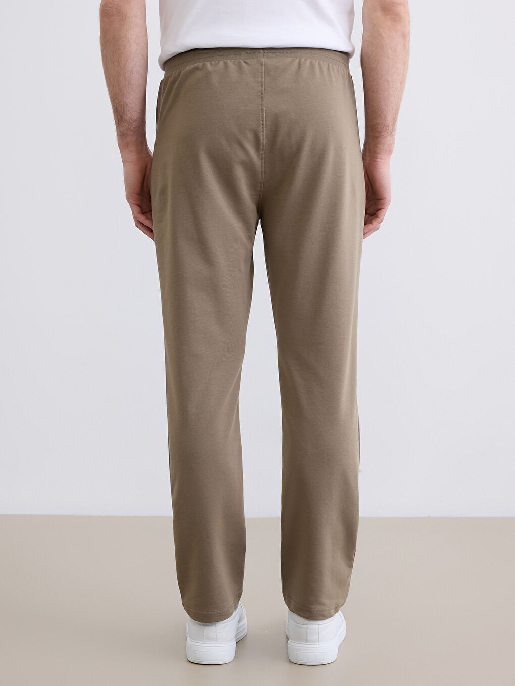 Haki Standart Kalıp Erkek Eşofman Altı-3