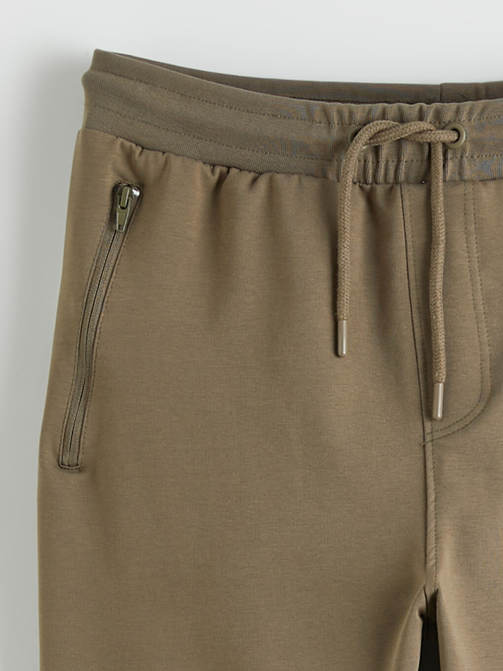 Haki Standart Kalıp Erkek Eşofman Altı-5