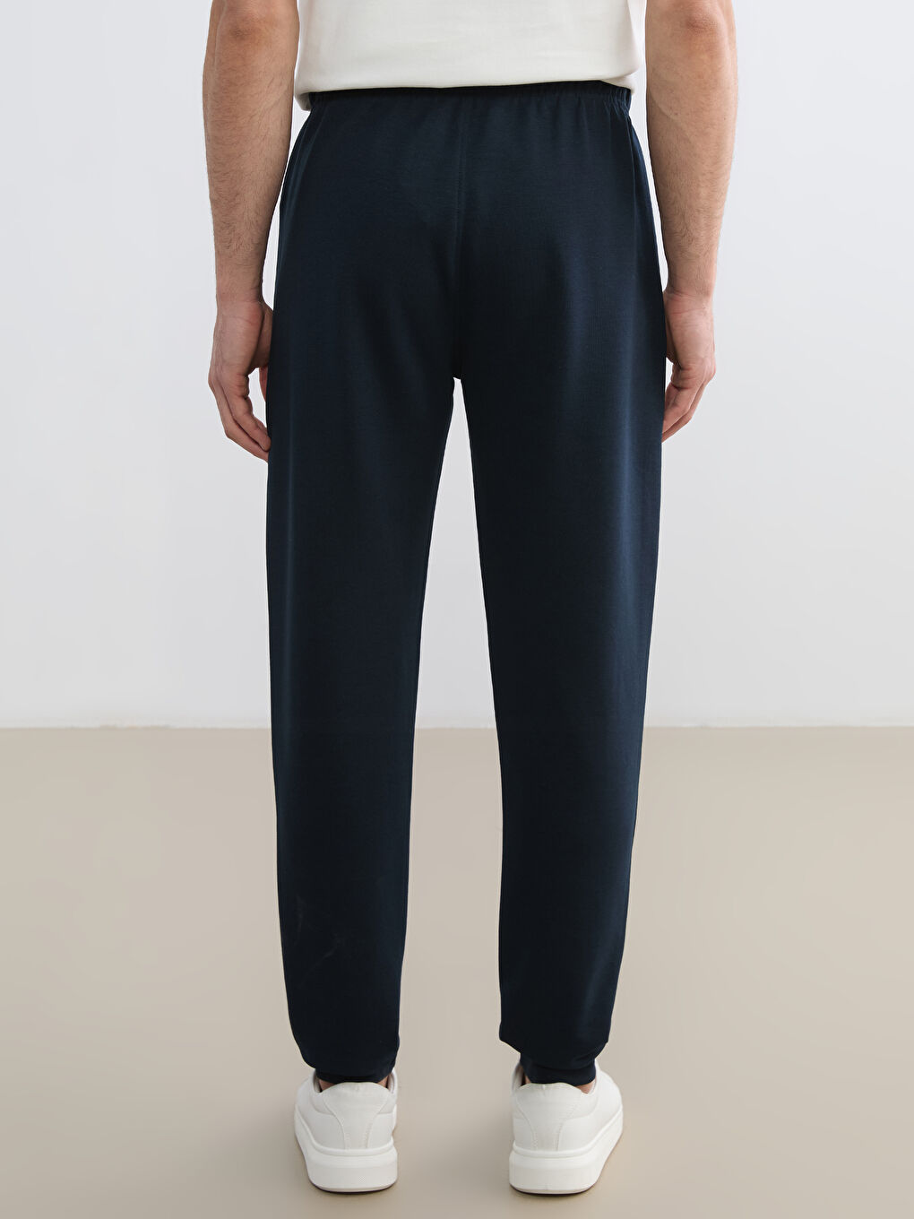 Lacivert Standart Kalıp Erkek Jogger Eşofman Altı-3