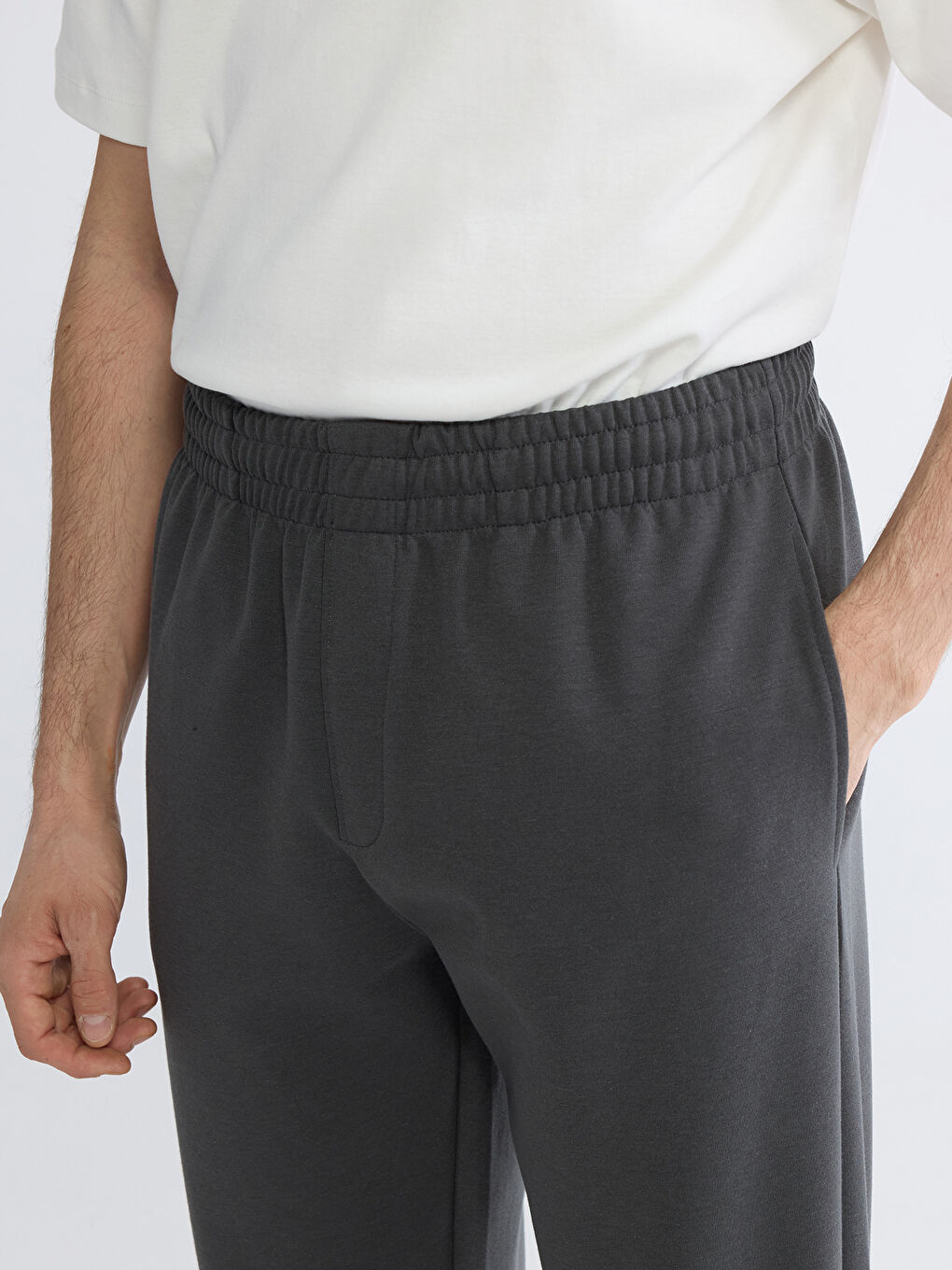 Мужчины Антрацитовый Спортивные джоггеры-3