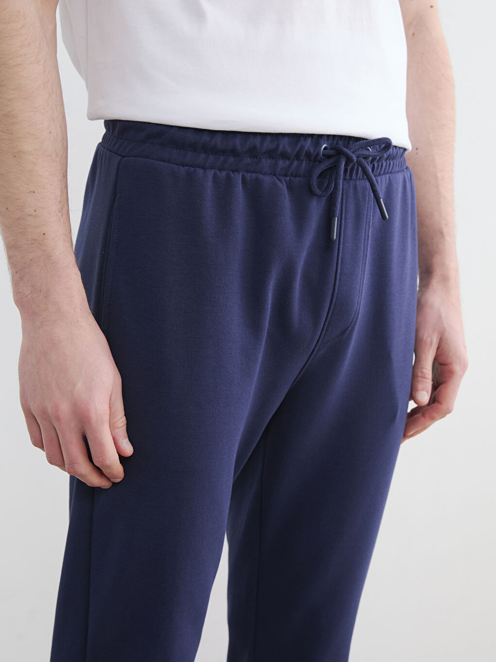 Lacivert Standart Kalıp Erkek Jogger Eşofman Altı-2