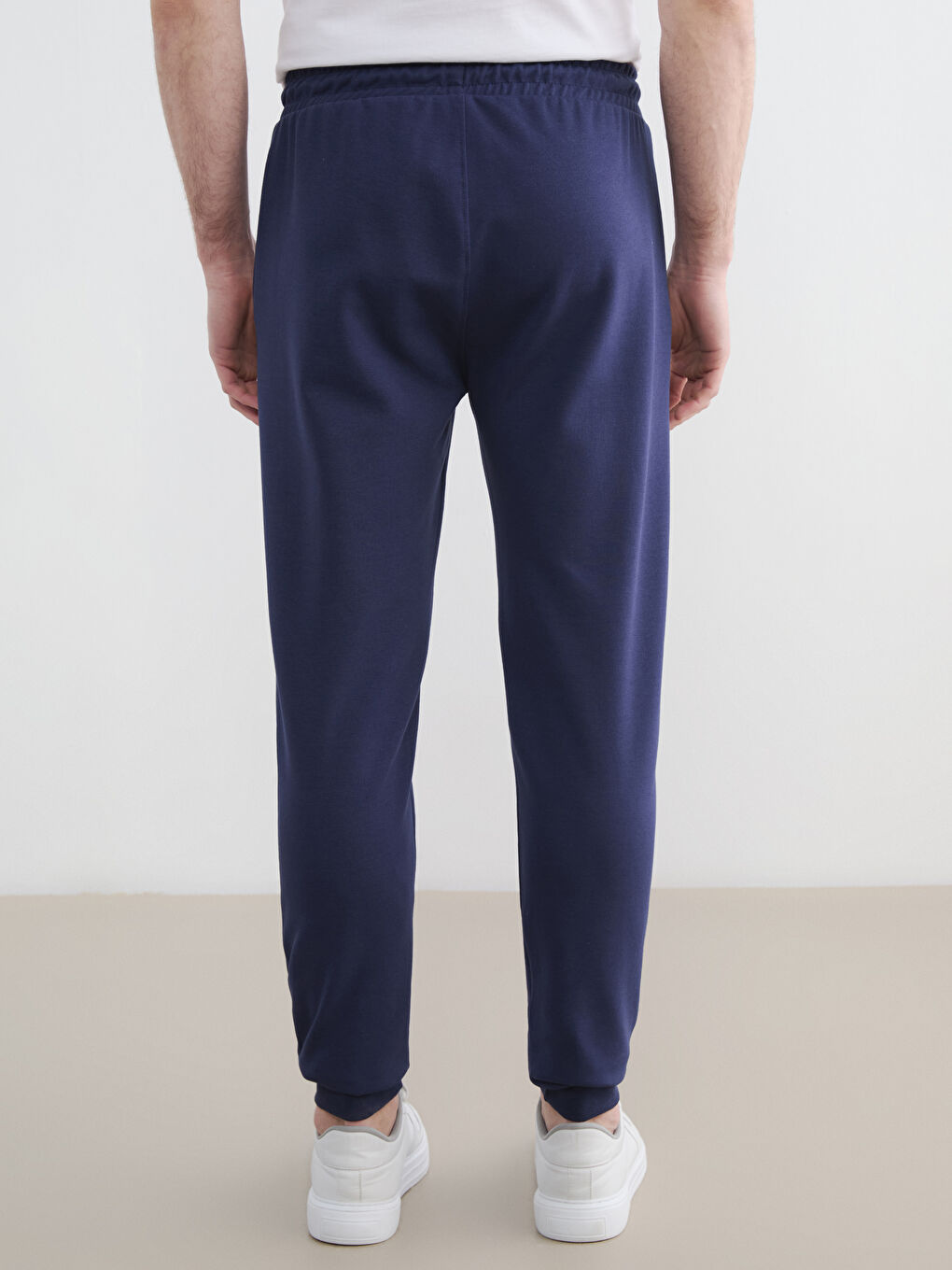 Lacivert Standart Kalıp Erkek Jogger Eşofman Altı-3
