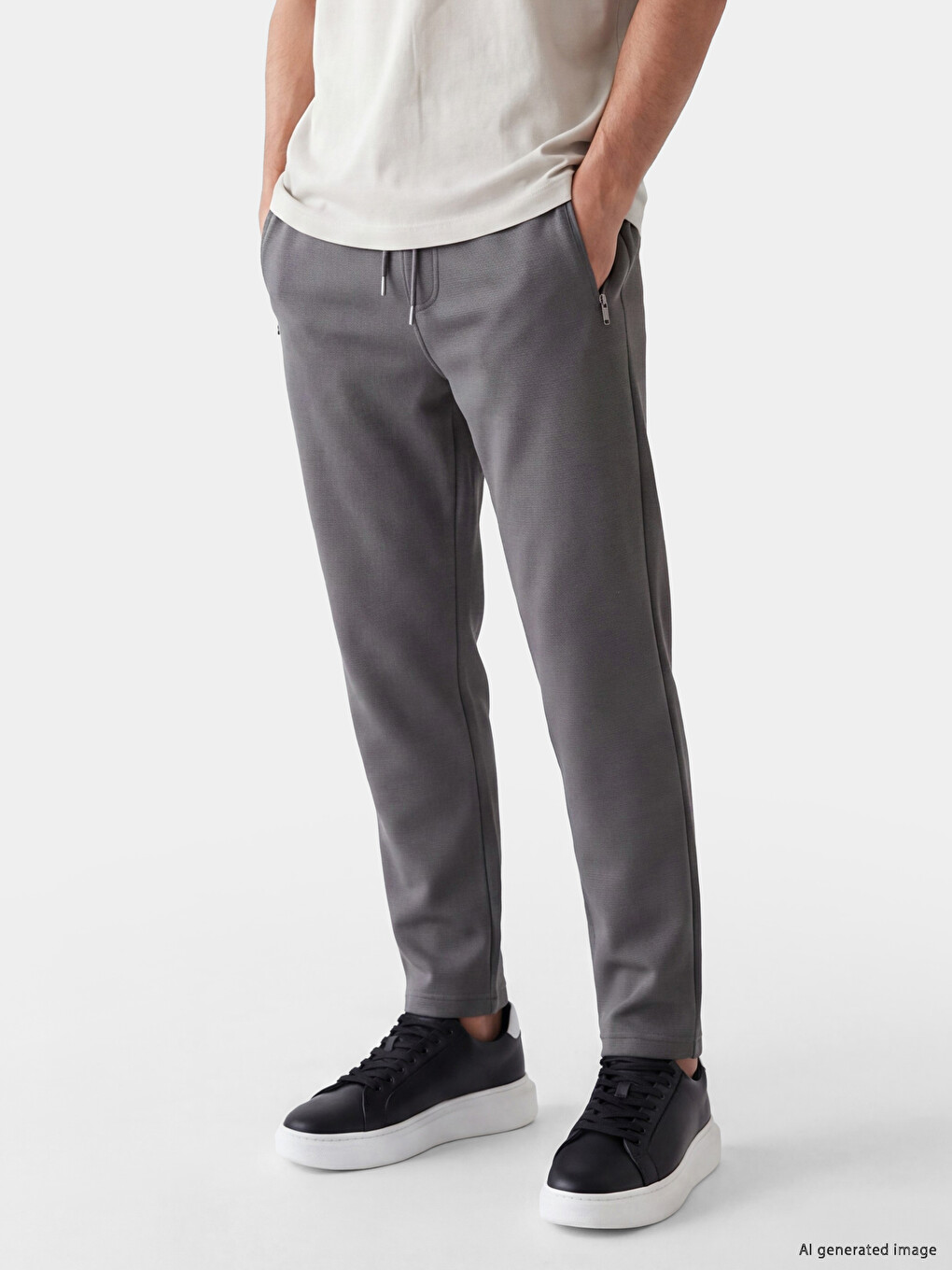Regular Fit Men's Sweatpants-1