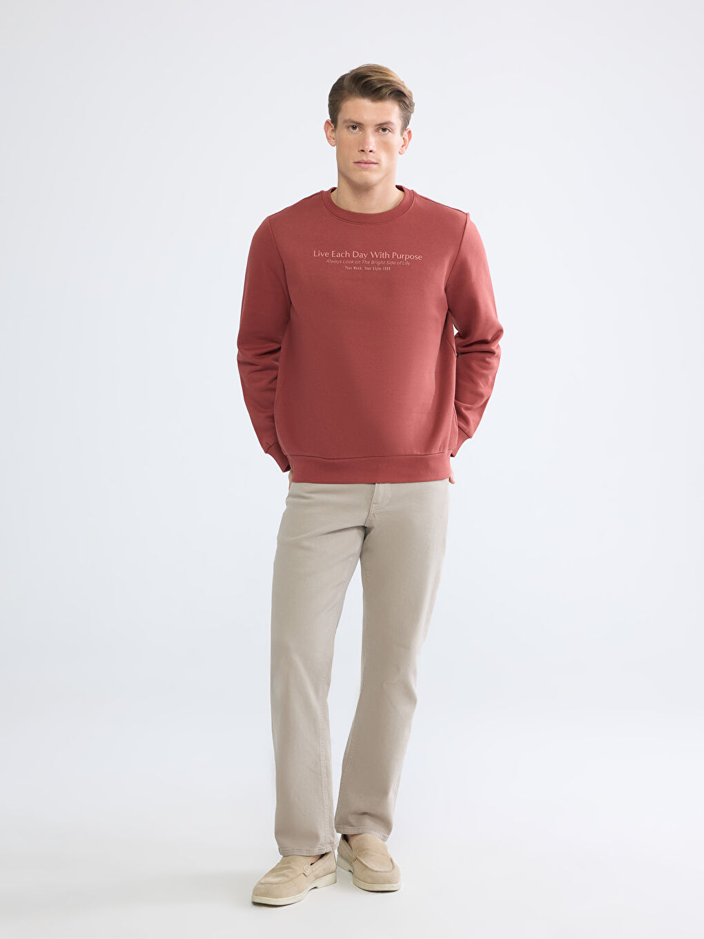 Ерлер қызыл Свитшот-1