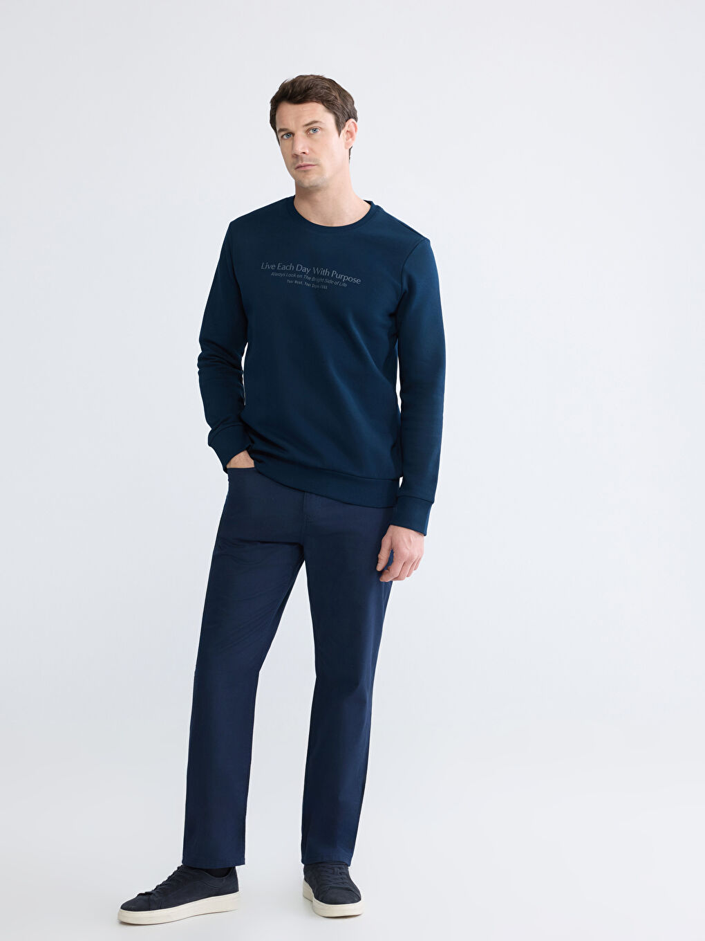 Man NAVY Sweatshirt-1