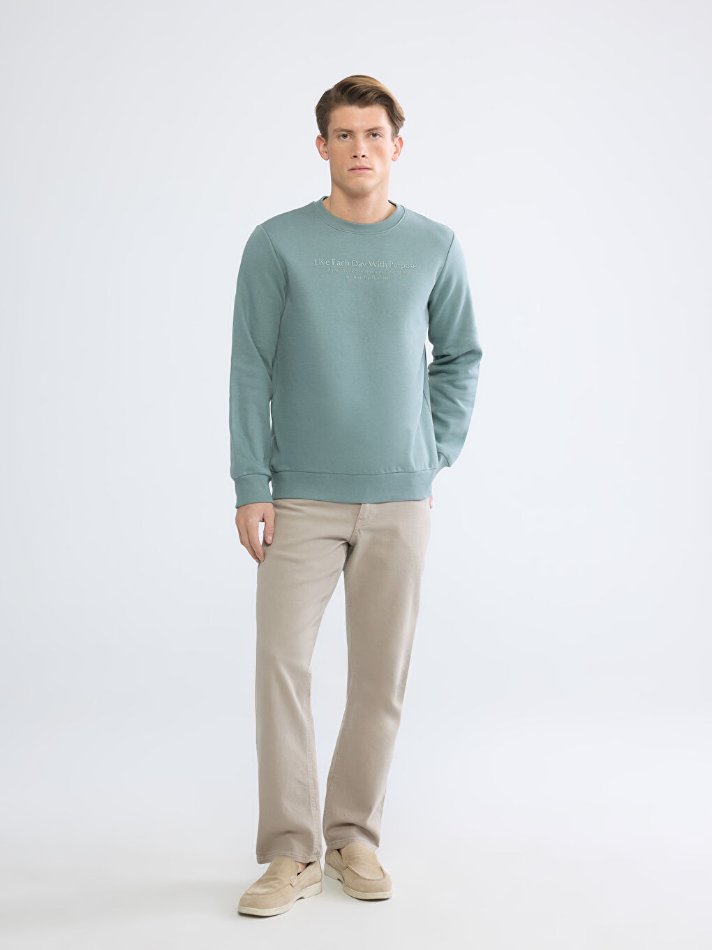 قميص رياضي اخضر رجال-1