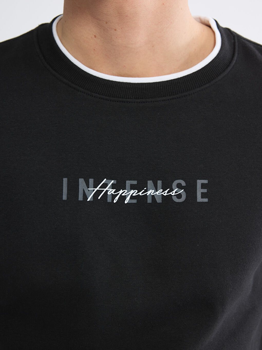 Men's Heavyweight Crew Neck Printed Sweatshirt-2