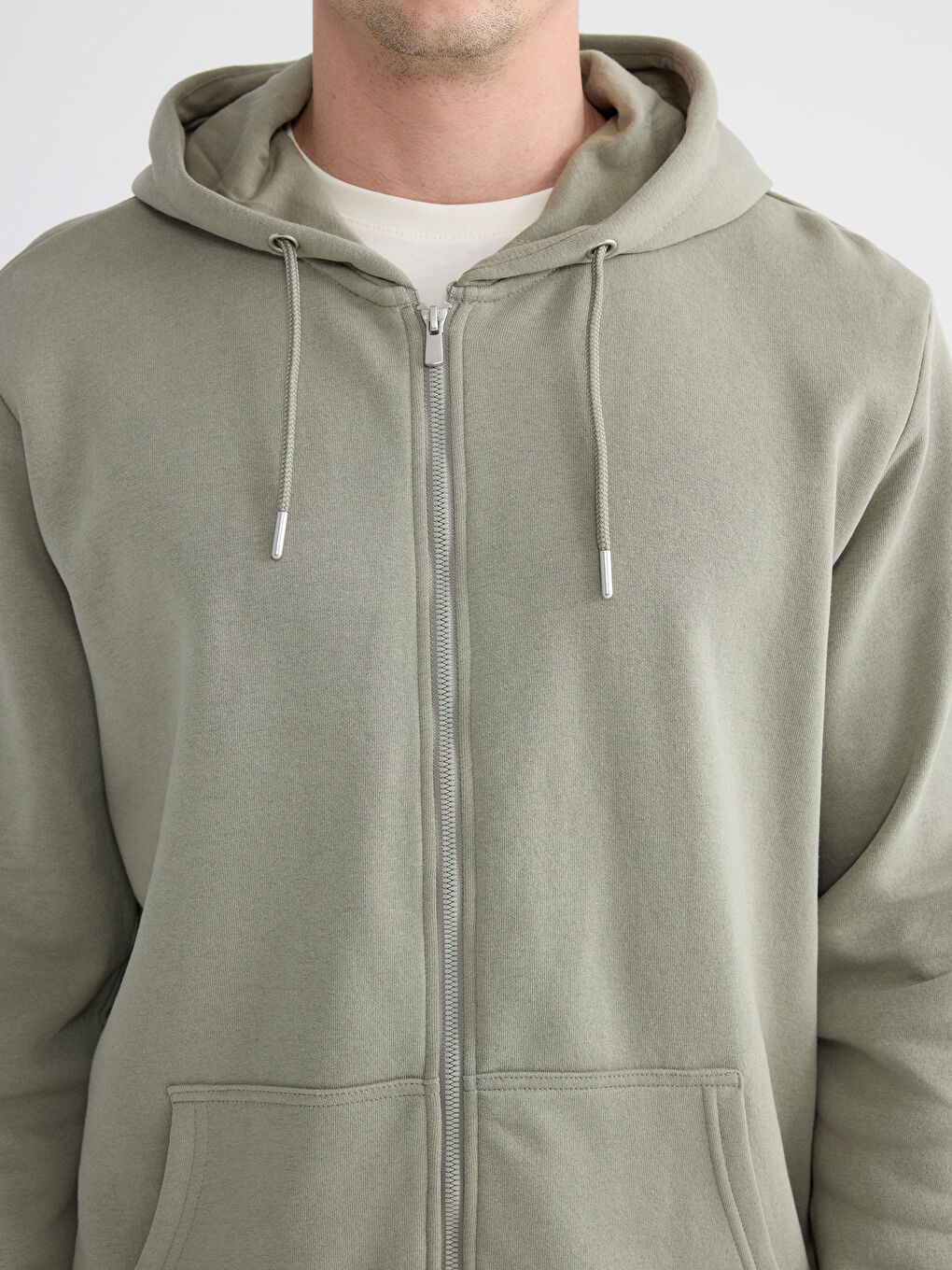 Men's Hooded Zip-Up Sweatshirt-2