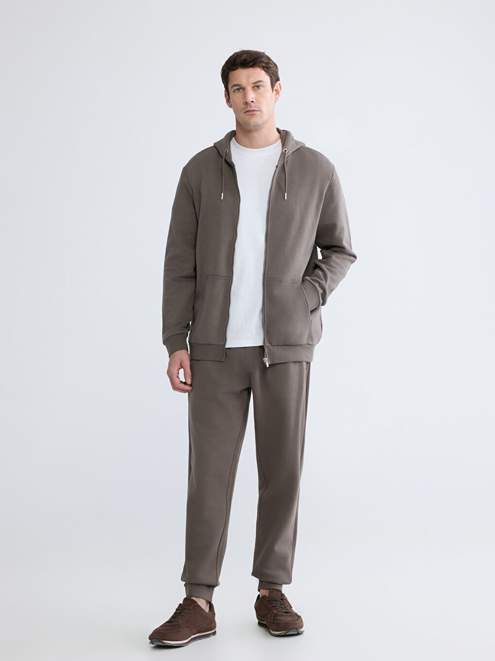 Men's Hooded Zip-Up Sweatshirt-1