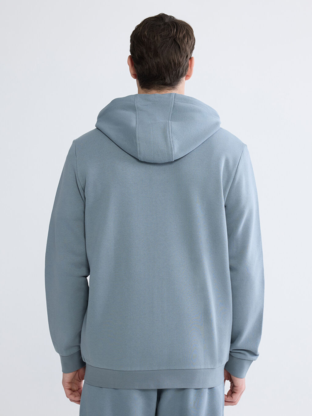 Muški dukserica sa kapuljačom na rajsferšlus-3