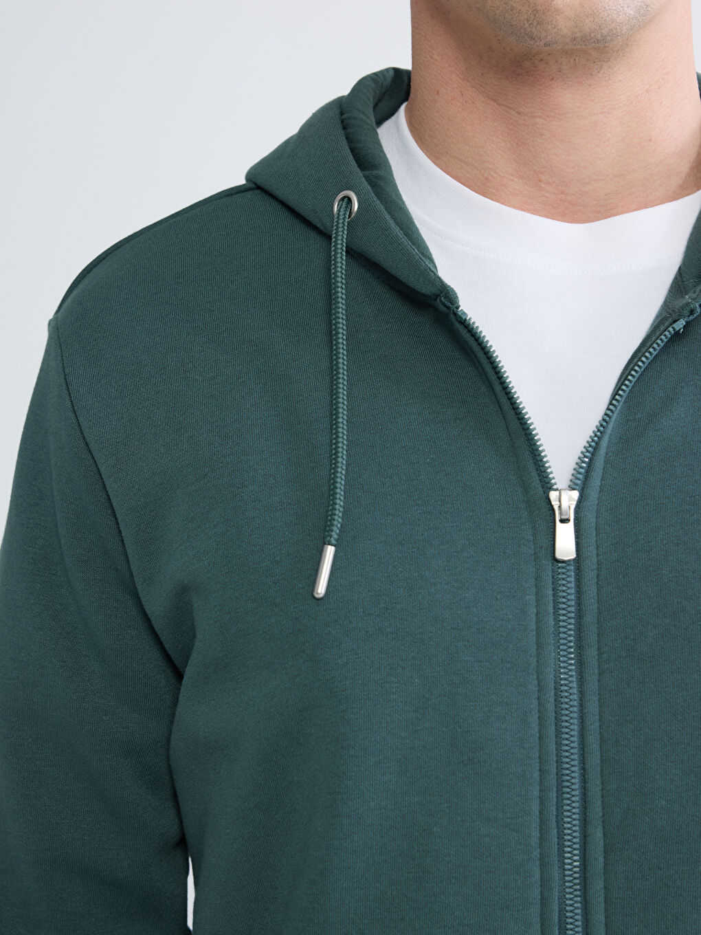 Muški dukserica sa kapuljačom i rajsferšlusom-2