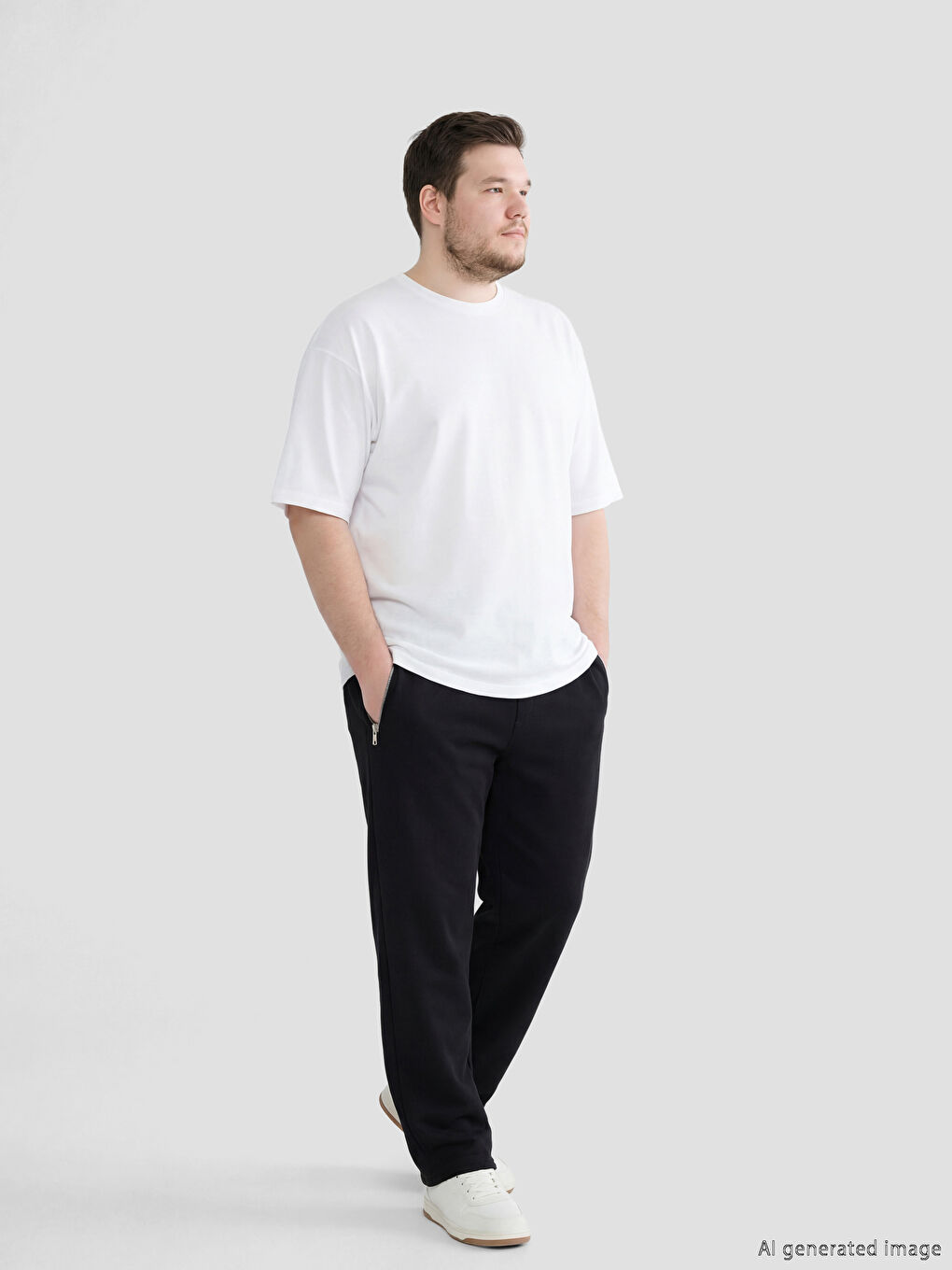 Мужские толстые спортивные штаны стандартного кроя-1