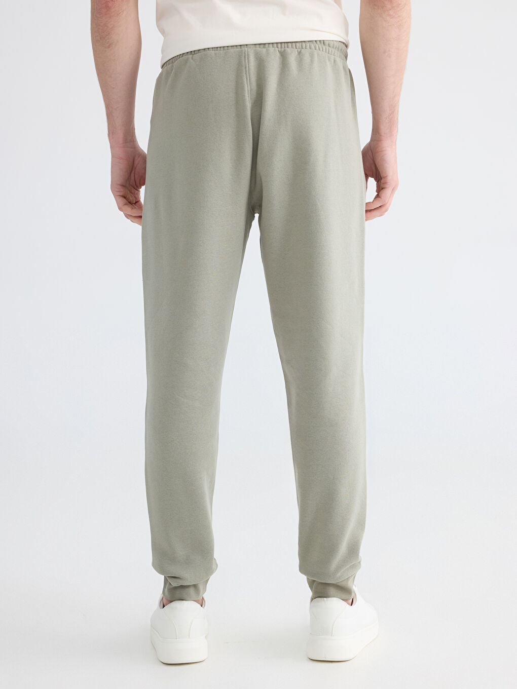 Мужчины Хаки Спортивные джоггеры-3