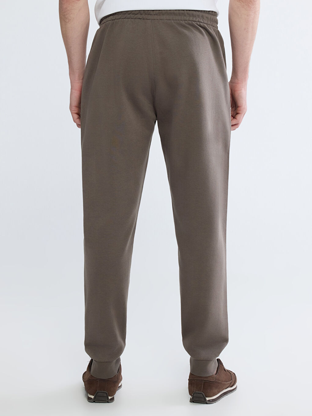 Мужчины Коричневый Спортивные джоггеры-3