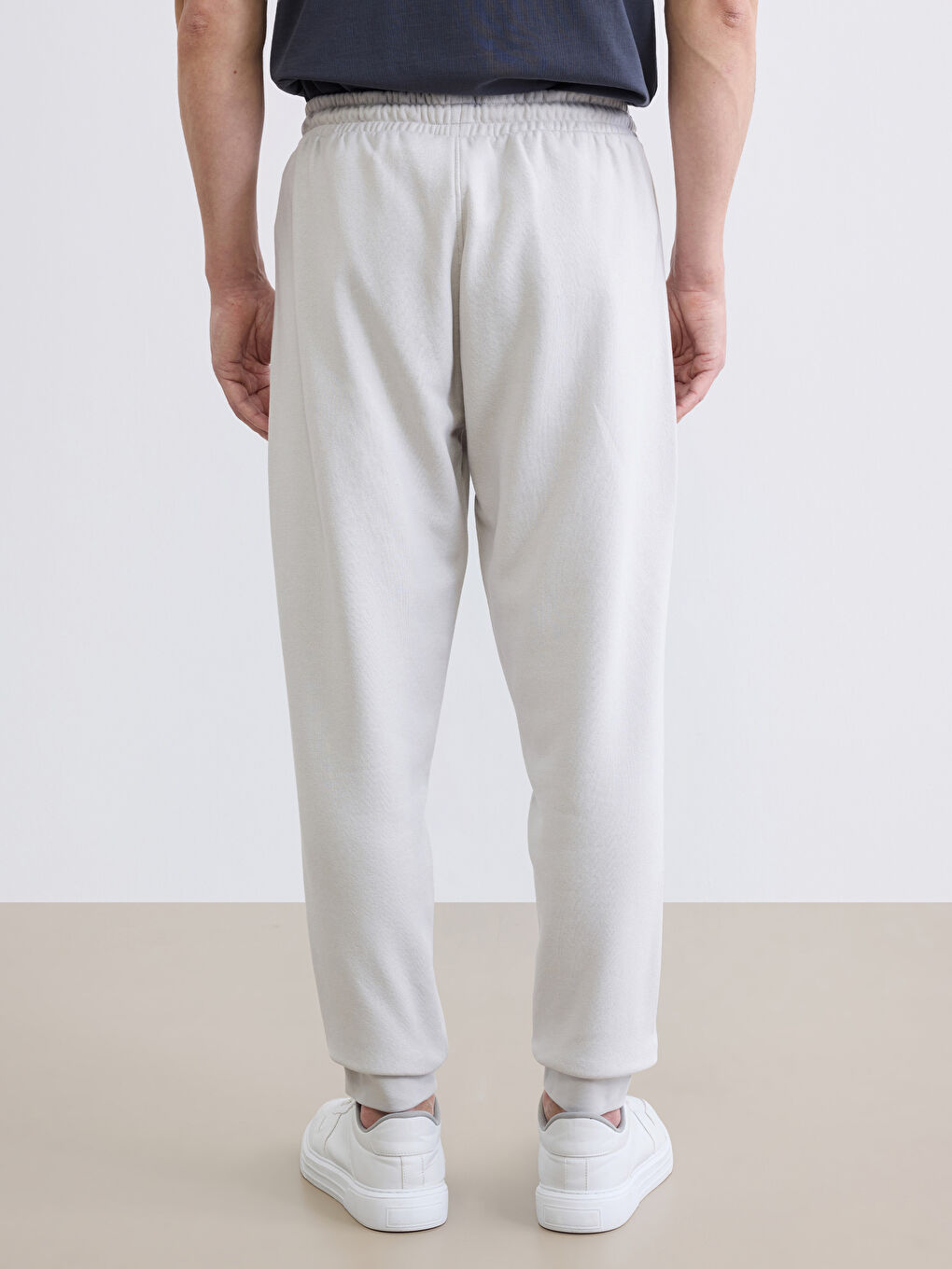 Мужчины Серый Спортивные джоггеры-3