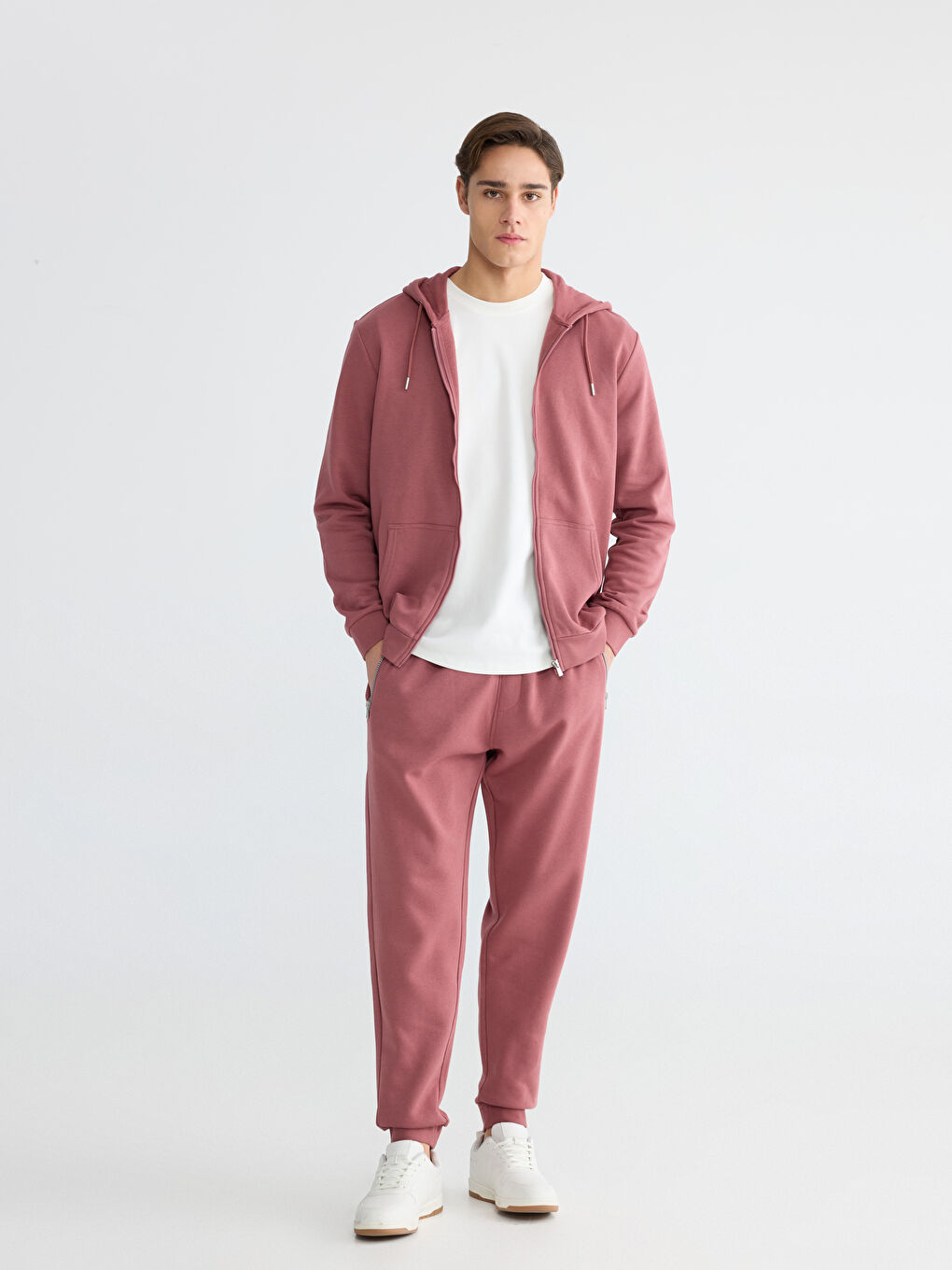 Мужчины Розовый Спортивные джоггеры