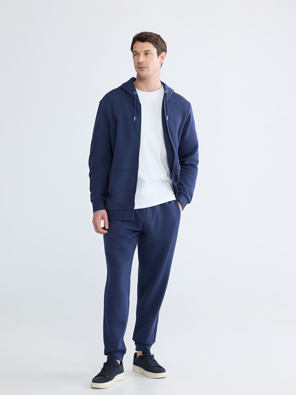 Мужчины Синий Спортивные джоггеры