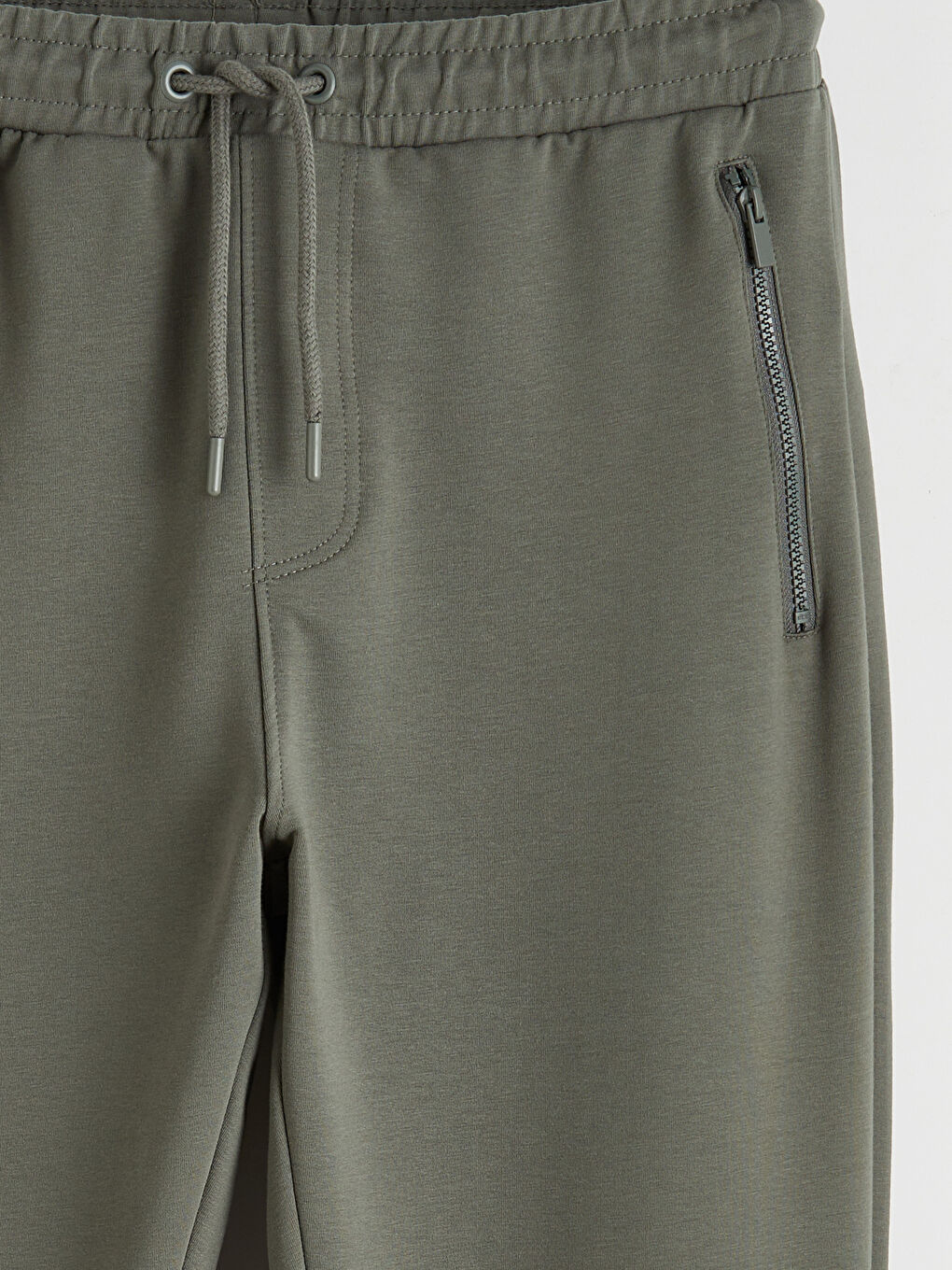 Haki Standart Kalıp Erkek Jogger Eşofman Altı-2