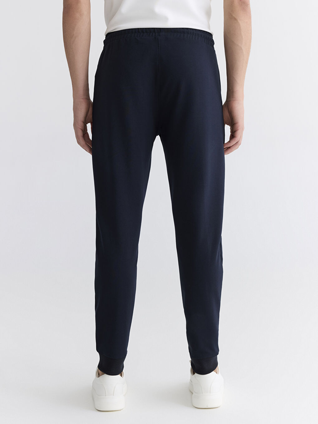 Lacivert Standart Kalıp Erkek Eşofman Altı-3