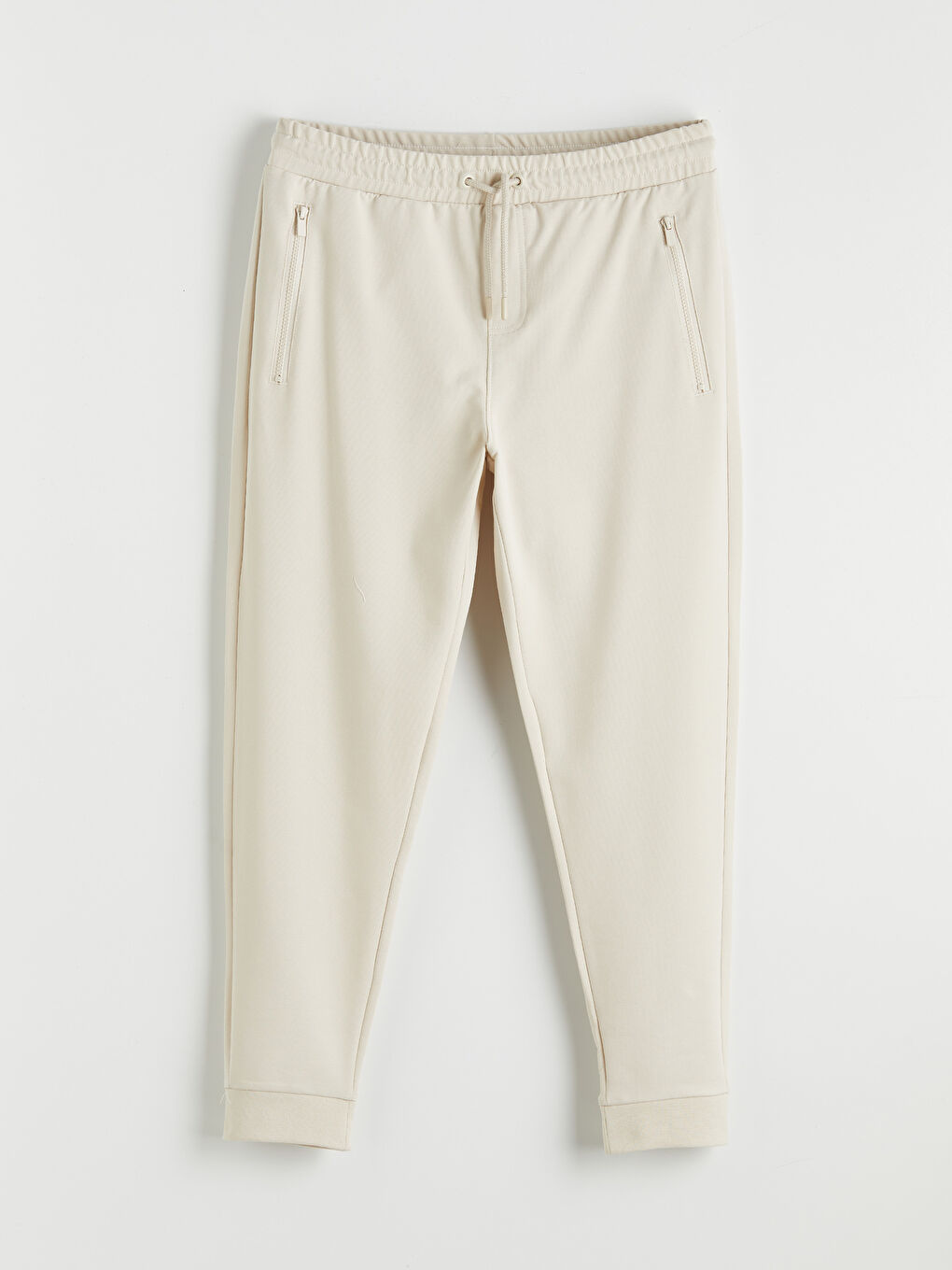 Bej Standart Kalıp Erkek Eşofman Altı